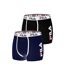 Lot de 2 Boxers coton homme FU5040 Uni Fila-1