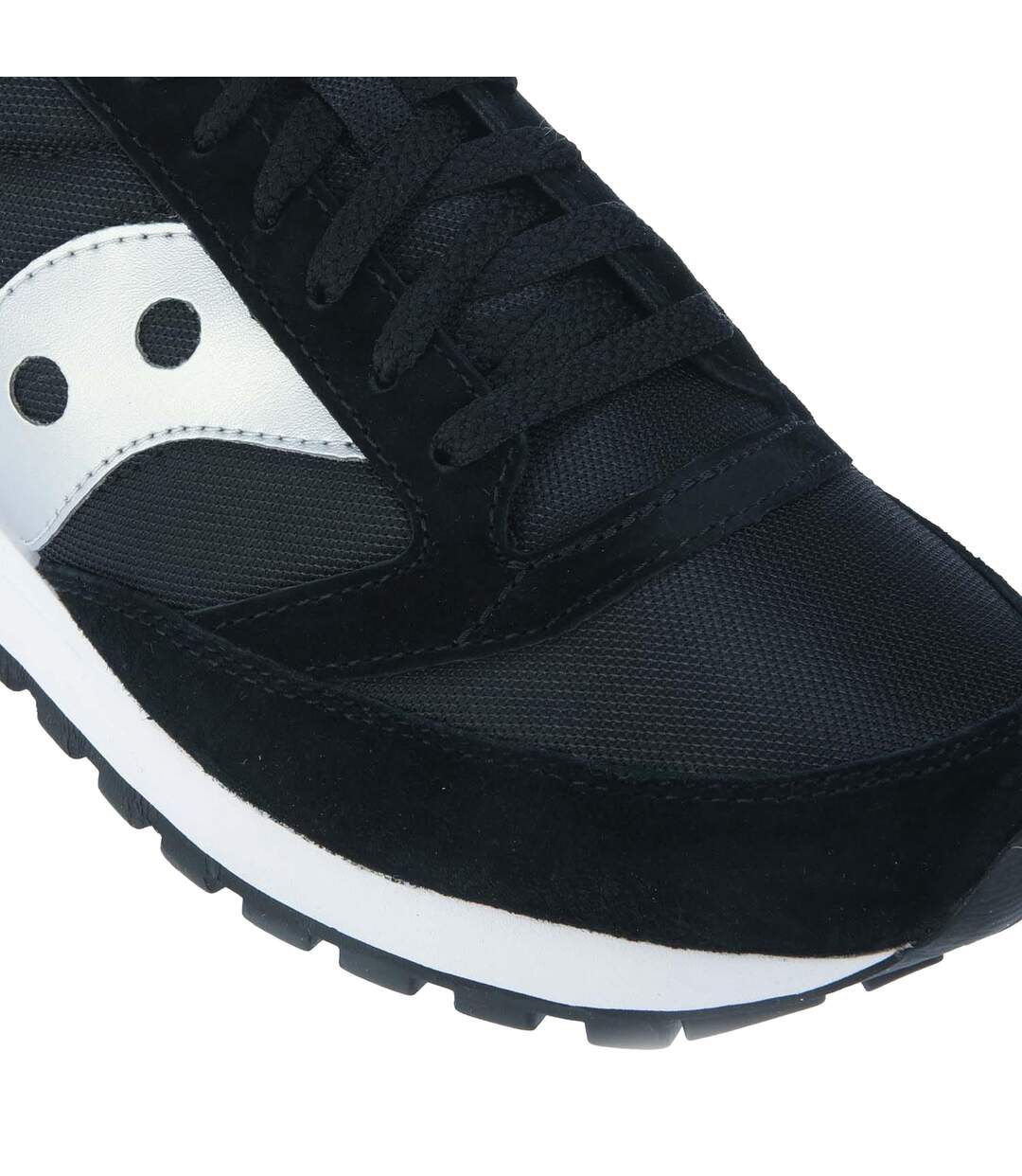 Mens jazz 81 leather trainers black/silver Saucony-4