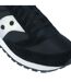 Mens jazz 81 leather trainers black/silver Saucony-4