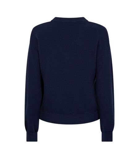 Sweat Femme Bleu Marine Foncé Lacoste