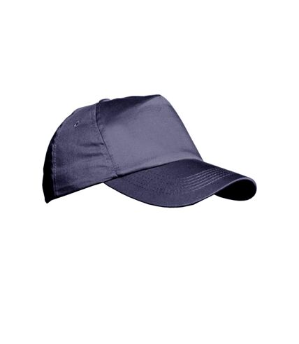 Result Unisex Plain Baseball Cap (Pack of 2) (Navy Blue)