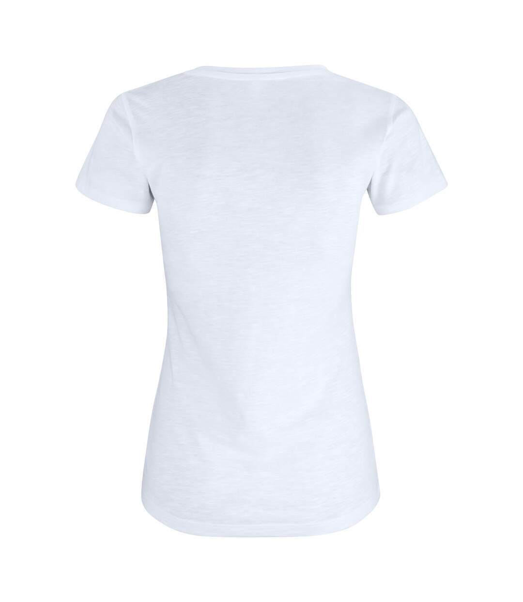 T-shirt Femme Blanc Clique-2
