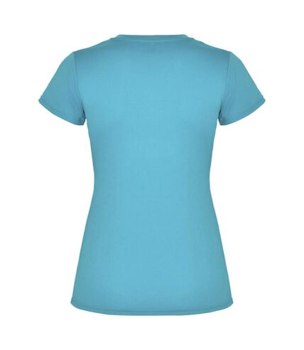 Roly Womens/Ladies Montecarlo Short-Sleeved Sports T-Shirt (Turquoise)
