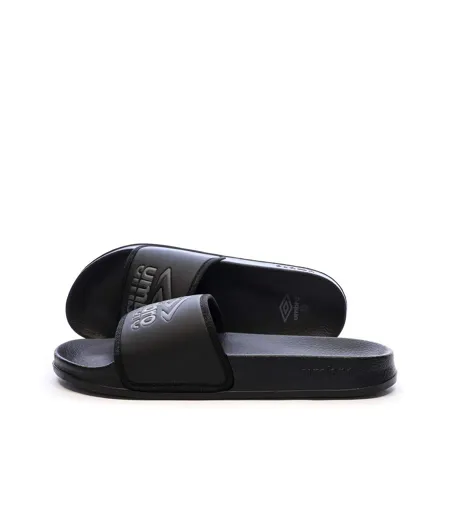 Claquettes noir homme umbro um tilio