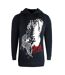 Mens Tiger Logo Hoodie Black Cavalli Class-1