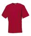 Russell Europe - T-shirt à manches courtes 100% coton - Homme (Rouge classique) - UTRW3274