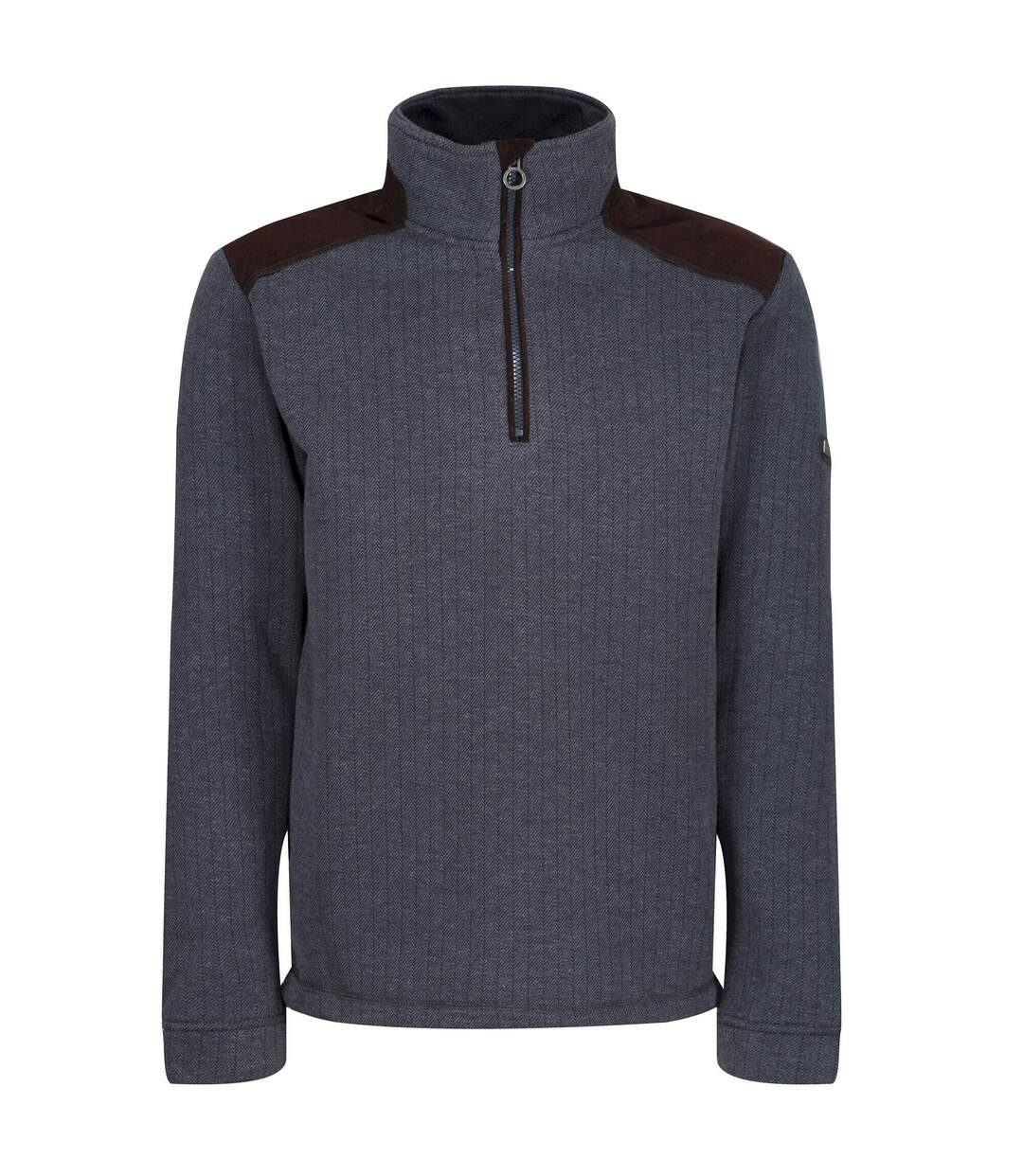 Mens holbeck half zip fleece top navy Regatta