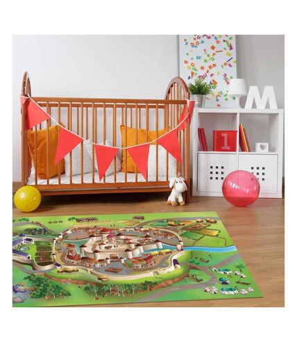 Tapis enfant tissé MOYEN-AGE