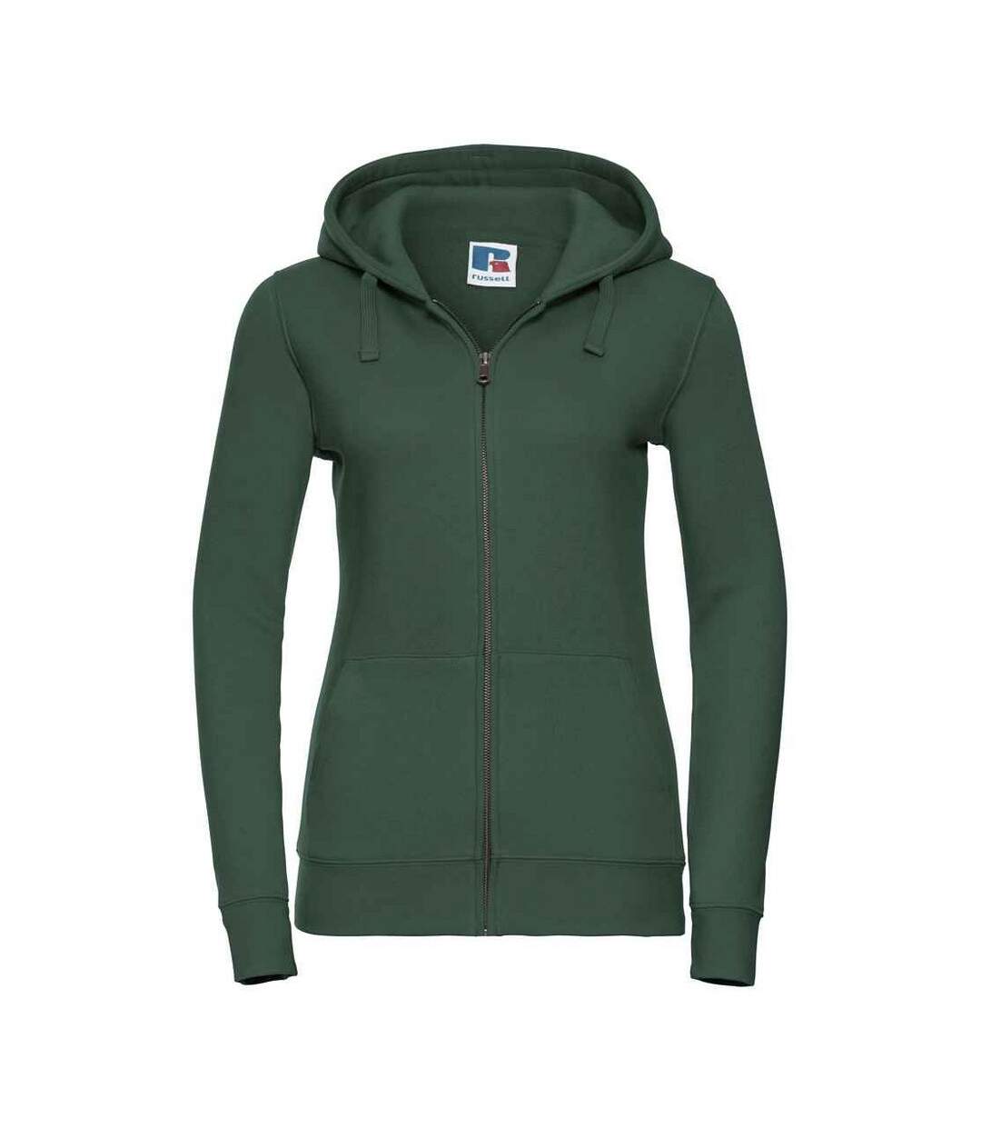 Veste À Capuche Authentic Femme Vert Bouteille Russell-1