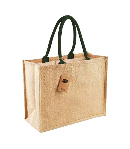 Sac de courses classic taille unique beige pâle / vert forêt Westford Mill Westford Mill