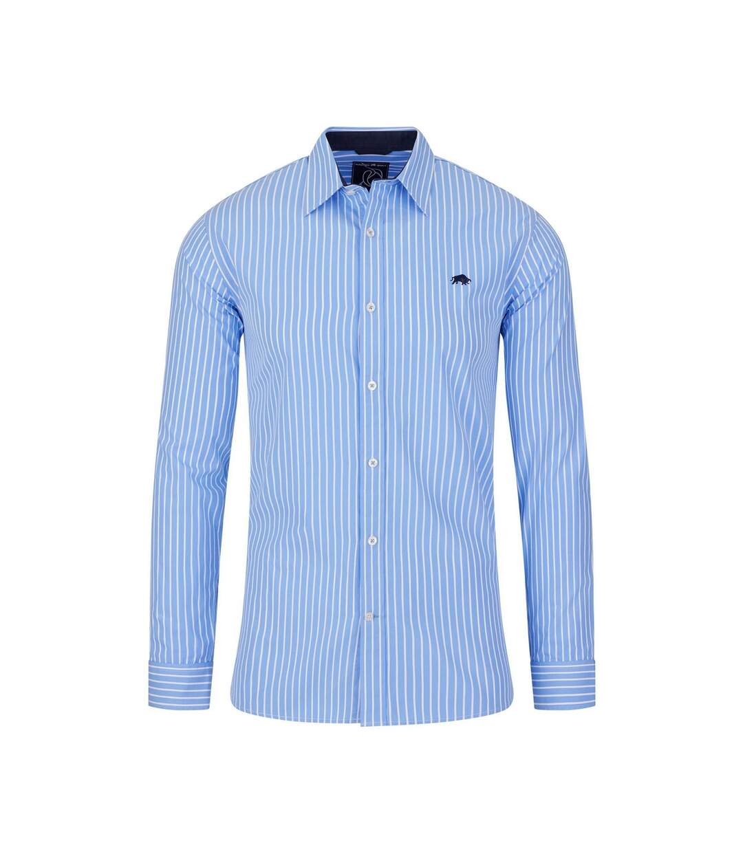 Chemise classic homme bleu Raging Bull-1