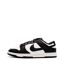 Baskets blanches/noires homme nike dunk low retro-1