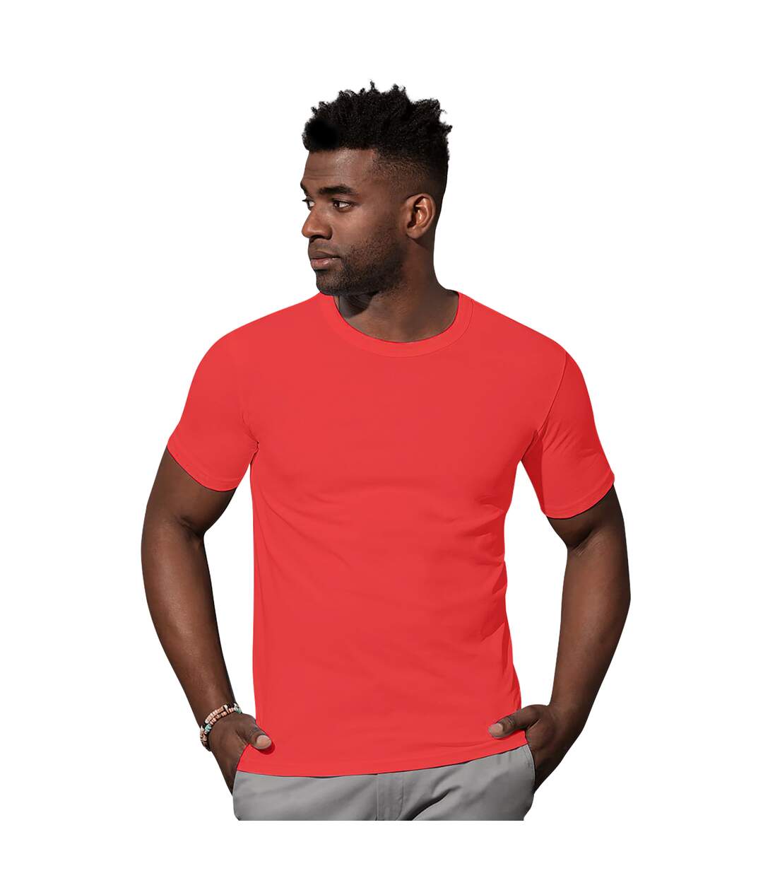 T-shirt stars morgan homme rouge Stedman