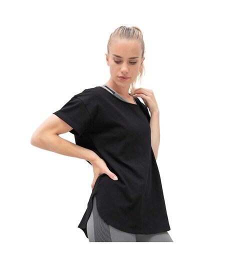 Tombo T-shirt à encolure dégagée pour femmes/femmes (Noir) - UTPC4413