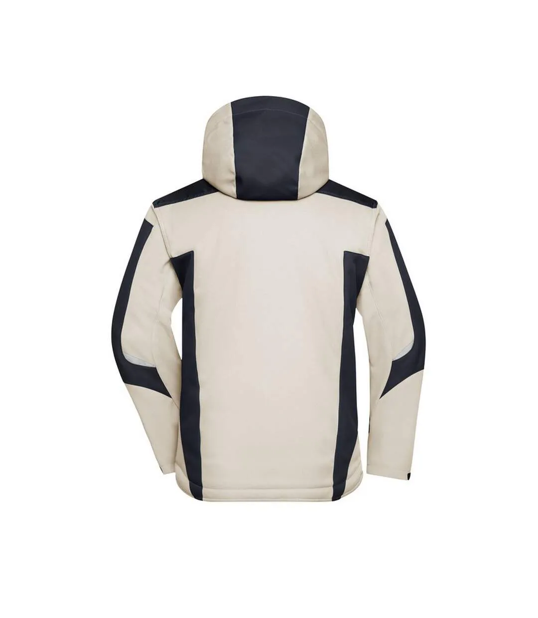 Veste Softshell Craftsmen Adulte Beige Gris Noir James And Nicholson-2