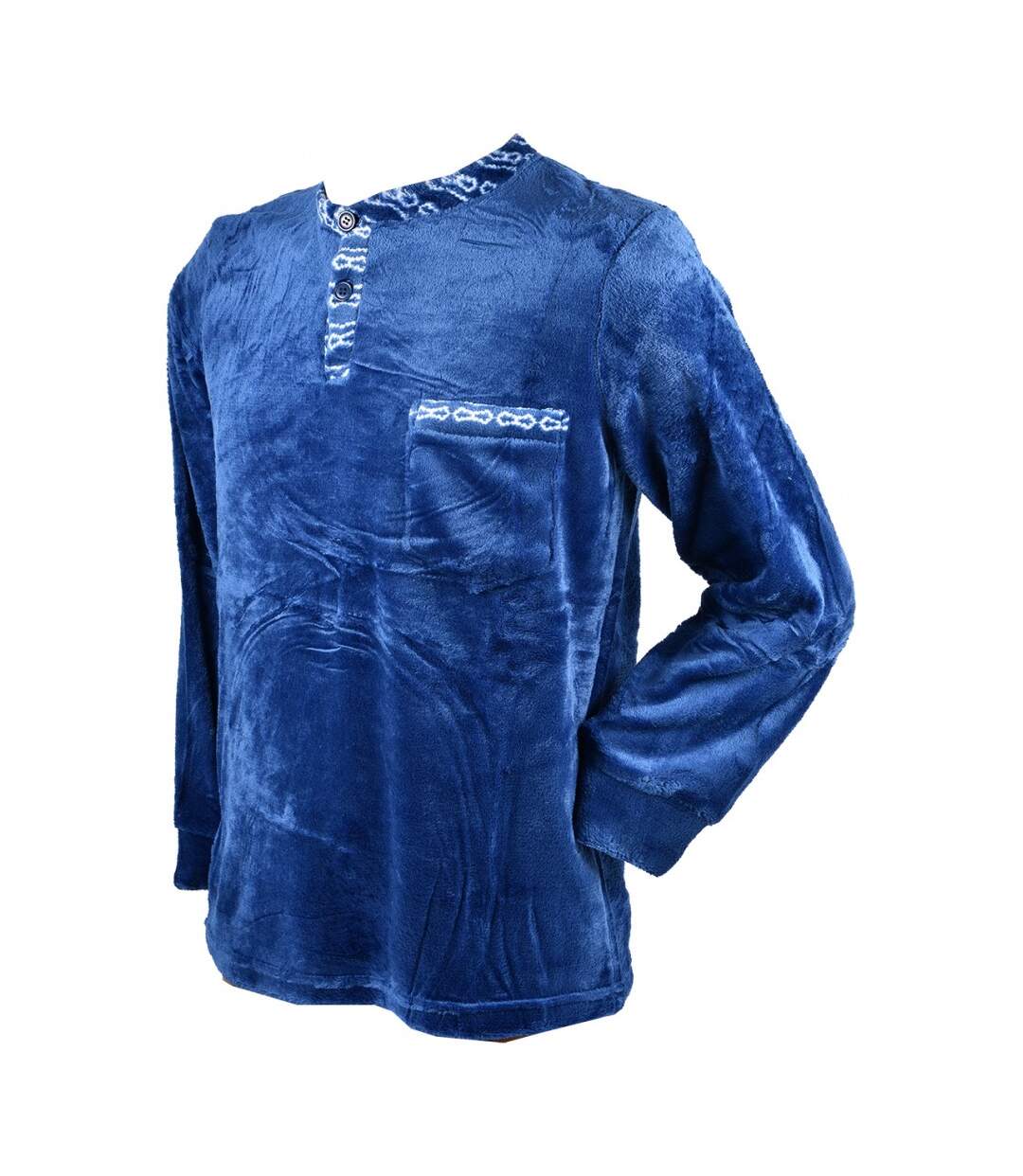 Pyjama Homme POLAIRE ECO 2545 BLEU-3