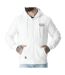 Sweat zippé blanc homme von dutch slign-1