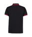 Polo Homme Noir Rouge Kustom Kit-2