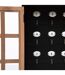 Boîte à Clés en Bois Milana 40cm Noir-3