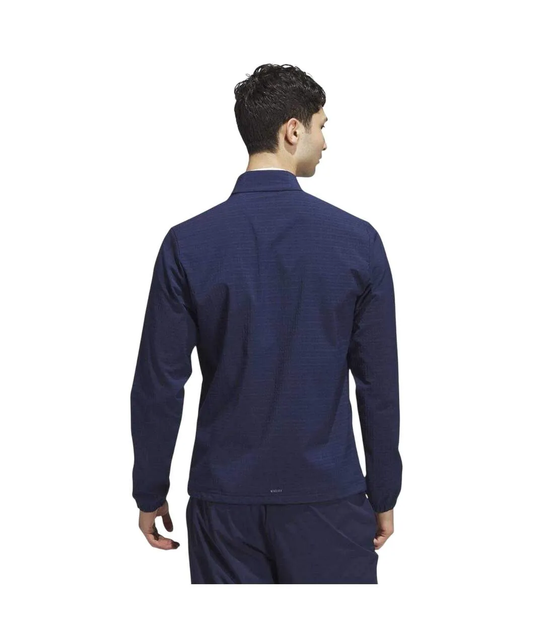 Mens Ultimate365 Tour Half Zip Golf Pullover Navy Adidas-4