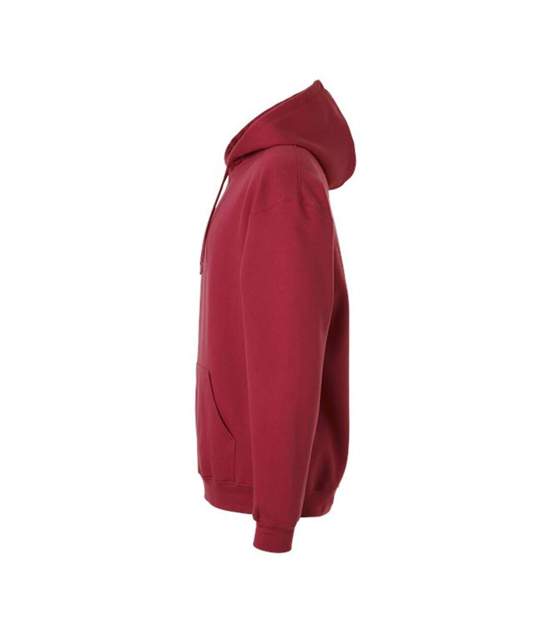 Sweat À Capuche Softstyle Adulte Rouge Foncé Gildan-3