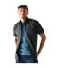Chemise Manches Courtes Motif/style Triangle Mindano Homme Gris Foncé Imprimé Regatta-1
