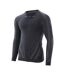 Haut Thermique Gambit Homme Noir Cendre Volcanique Iguana-3