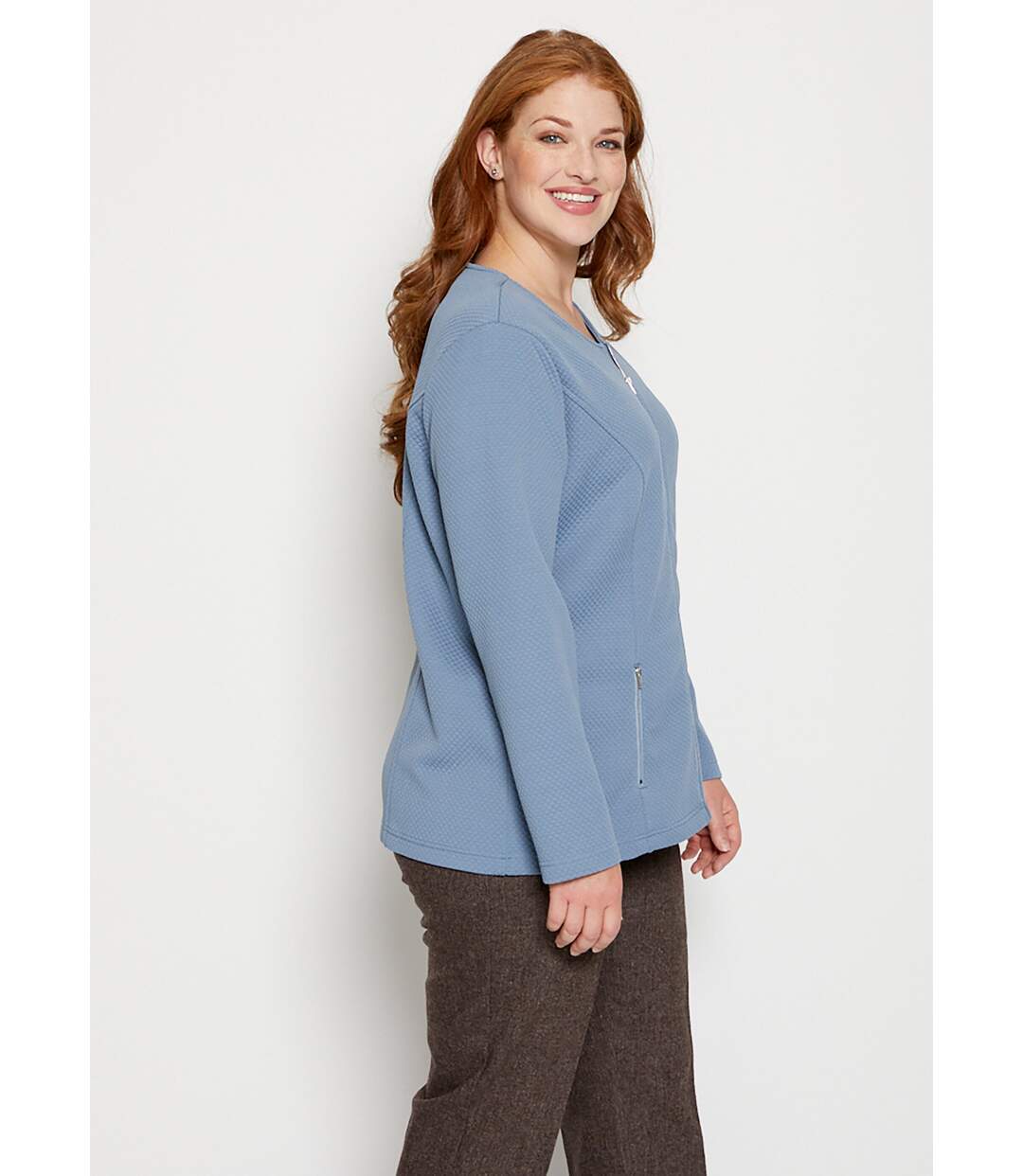 Veste cintrée sans col-3