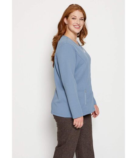 Veste cintrée sans col