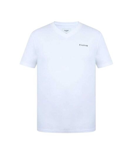 Mens Path Logo T-shirt White Firetrap