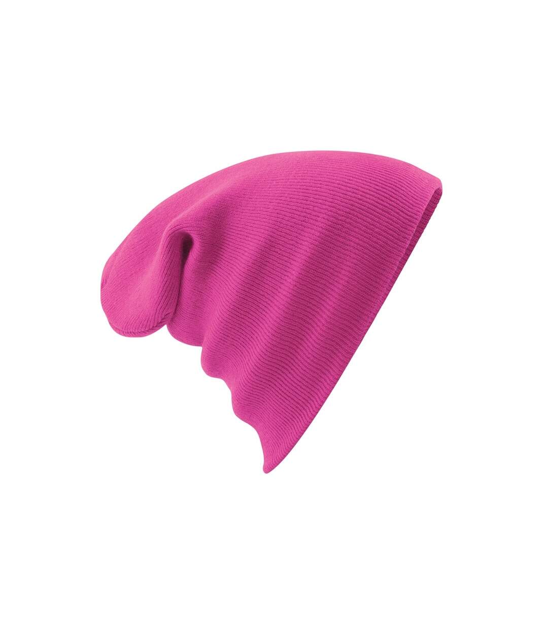 Bonnet À Revers Mixte Fuchsia Beechfield-2