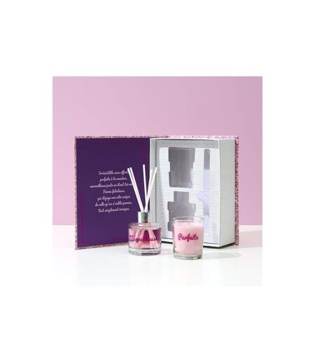 Coffret Senteur Parfumée Paillette 18cm Framboise & Fruits Rouges
