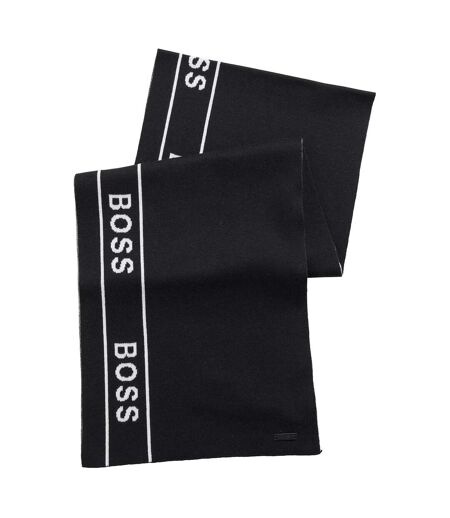 Ulfino Hat And Scarf Set One Size Black Hugo Boss