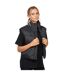 Womens/ladies cropped gilet black SikSilk-1