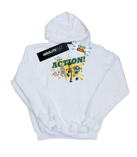 Disney - Sweat à capuche TOY STORY TAKIN' ACTION - Femme (Blanc) - UTBI15217