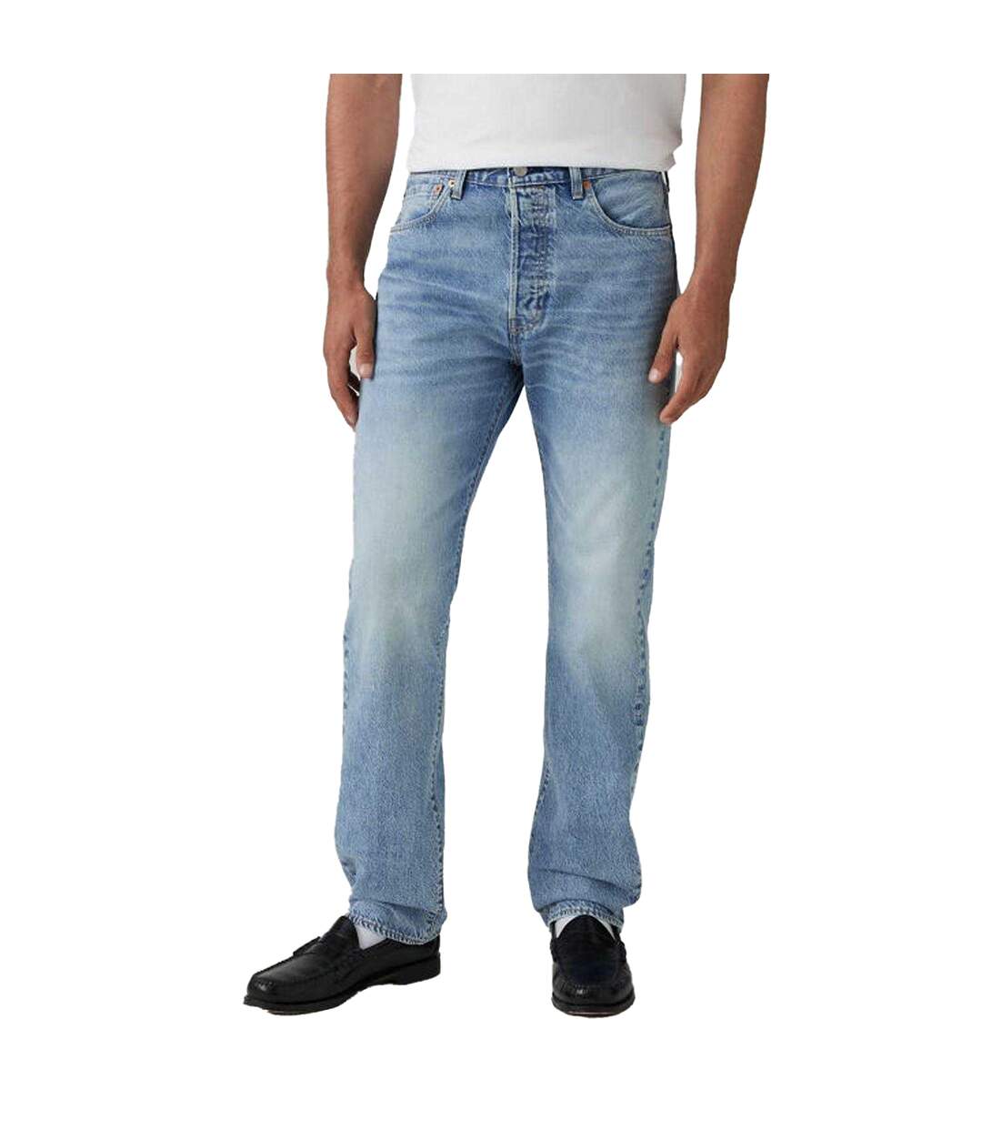 Mens 501 Original Low On Sleep Jeans Blue Levis-1