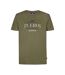 T-Shirt kaki/orange homme petrol industries classics-1