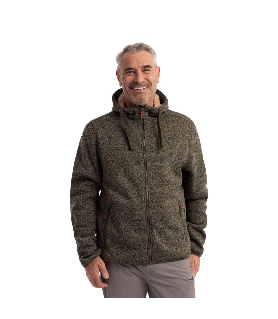 Mens Tableypipe Fleece Jacket Ivy Marl Trespass-4