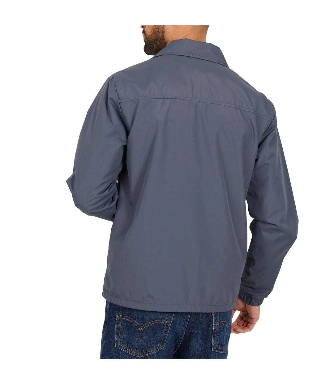 Veste D´entraîneur Homme Bleu Gris Foncé Brave Soul-3
