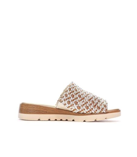 Claquettes camel/marron femme xti 143881