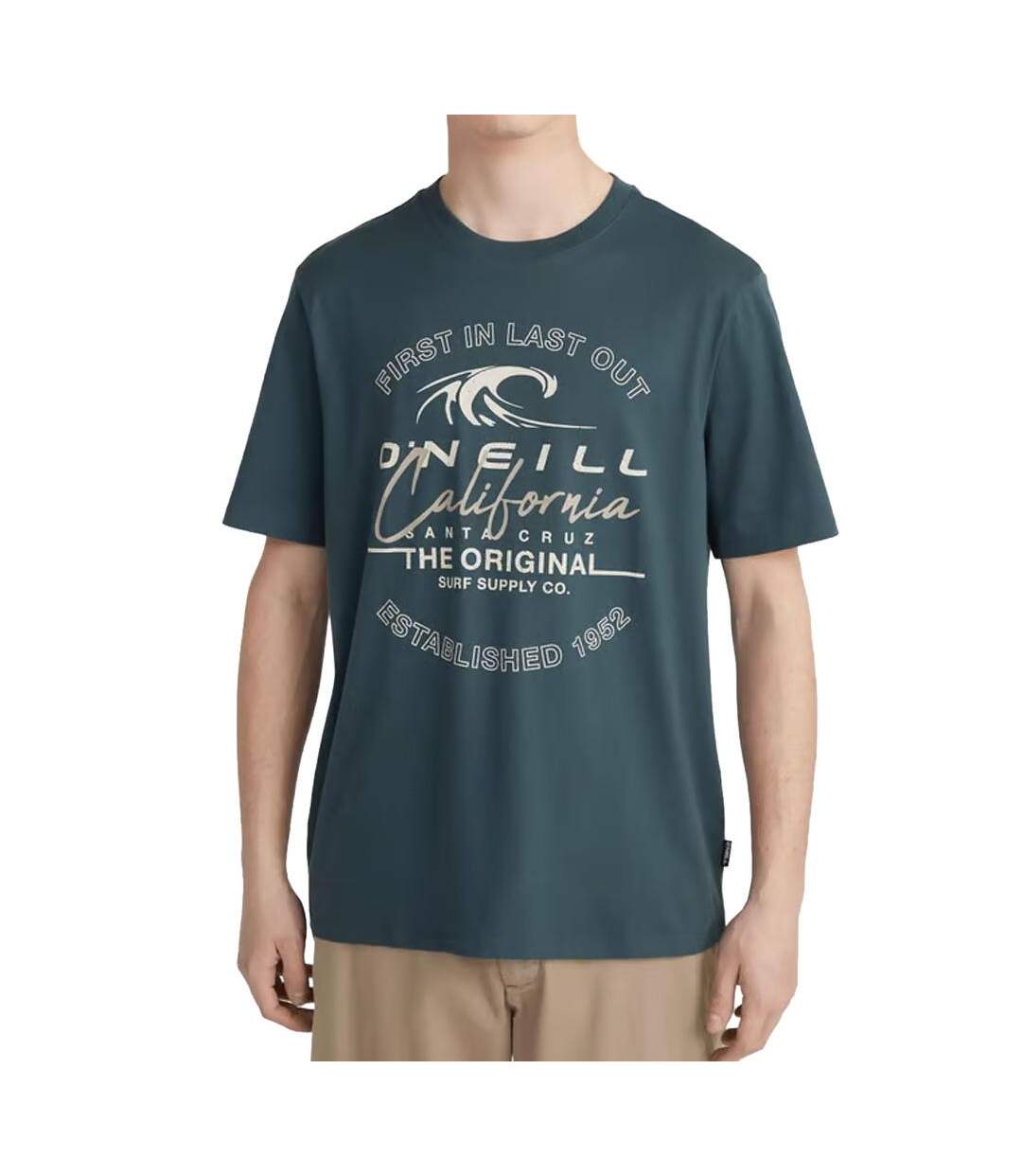 T-Shirt vert homme o'neill cali wave-1
