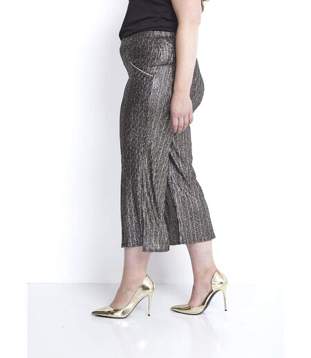 Jupe-pantalon taille élastiquée en maille