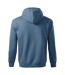 Sweat À Capuche Motif/style Uni Moon Homme Bleu Marine Malfini-2