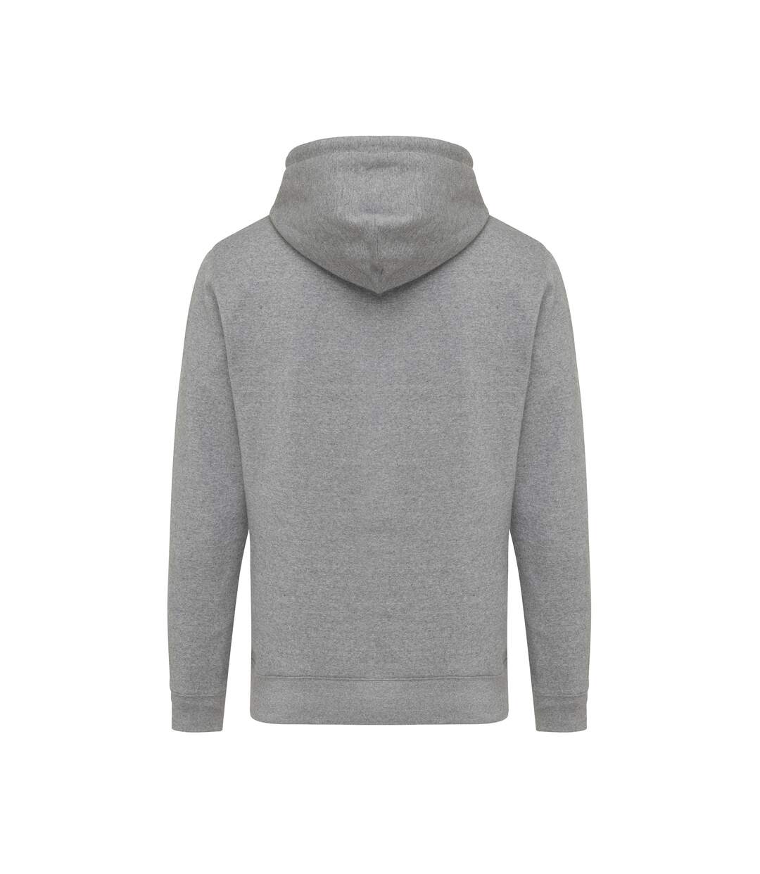 Unisex Adult Rila Recycled Cotton Lightweight Hoodie Light Heather Anthracite Iqoniq-3