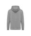 Unisex Adult Rila Recycled Cotton Lightweight Hoodie Light Heather Anthracite Iqoniq-3
