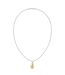Mens Arthor Crocodile Necklace One Size Silver Lacoste-1