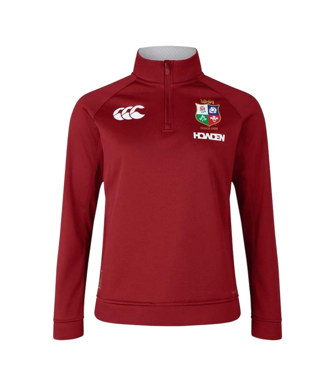 Haut Polaire Rugby Motif/style British & Irish Lions Femme Rouge Écarlate Canterbury-2