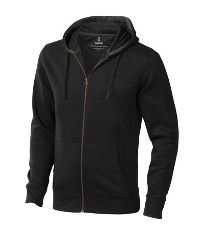 Elevate Mens Arora Hooded Full Zip Sweater (Anthracite) - UTPF1850