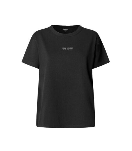 T-Shirt noir femme pepe jeans pjl l nd