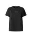 T-Shirt noir femme pepe jeans pjl l nd-1